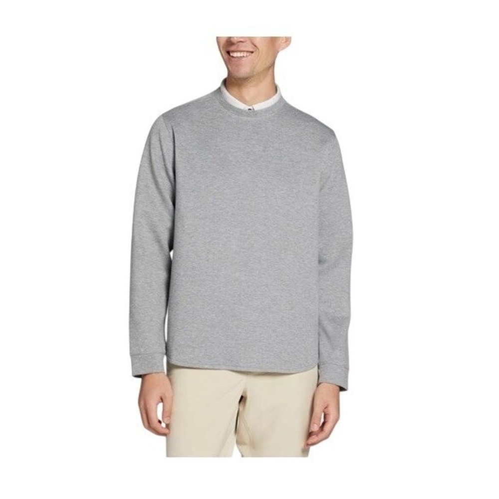 VRST Galaxy Golf Pinnacle Men Classic Gray Crewneck Sweater Pull over Stretch XL